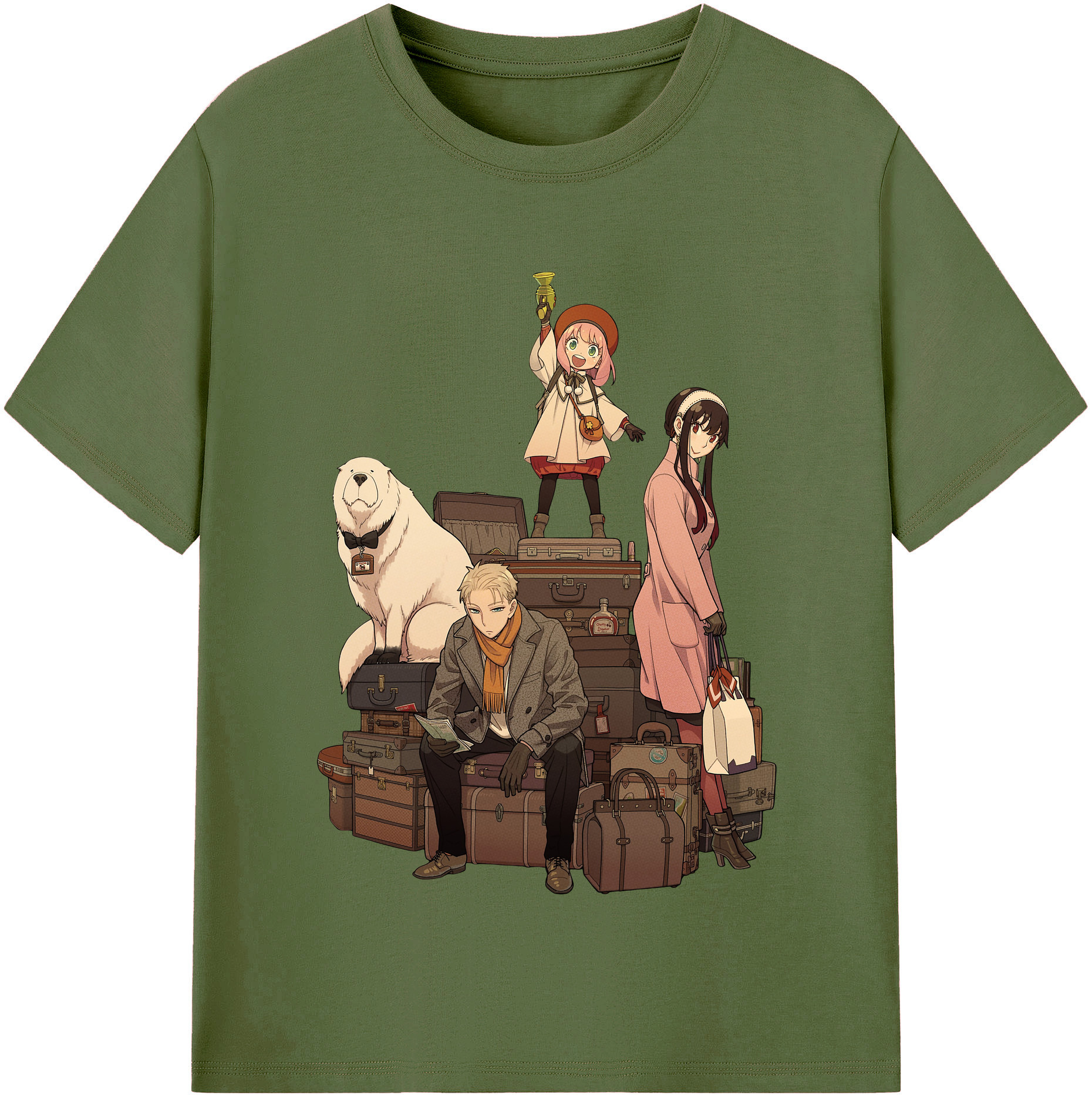 （画像用） SPY×FAMILY间谍家家酒 綿100％半袖Tシャツ（フロントプリント）